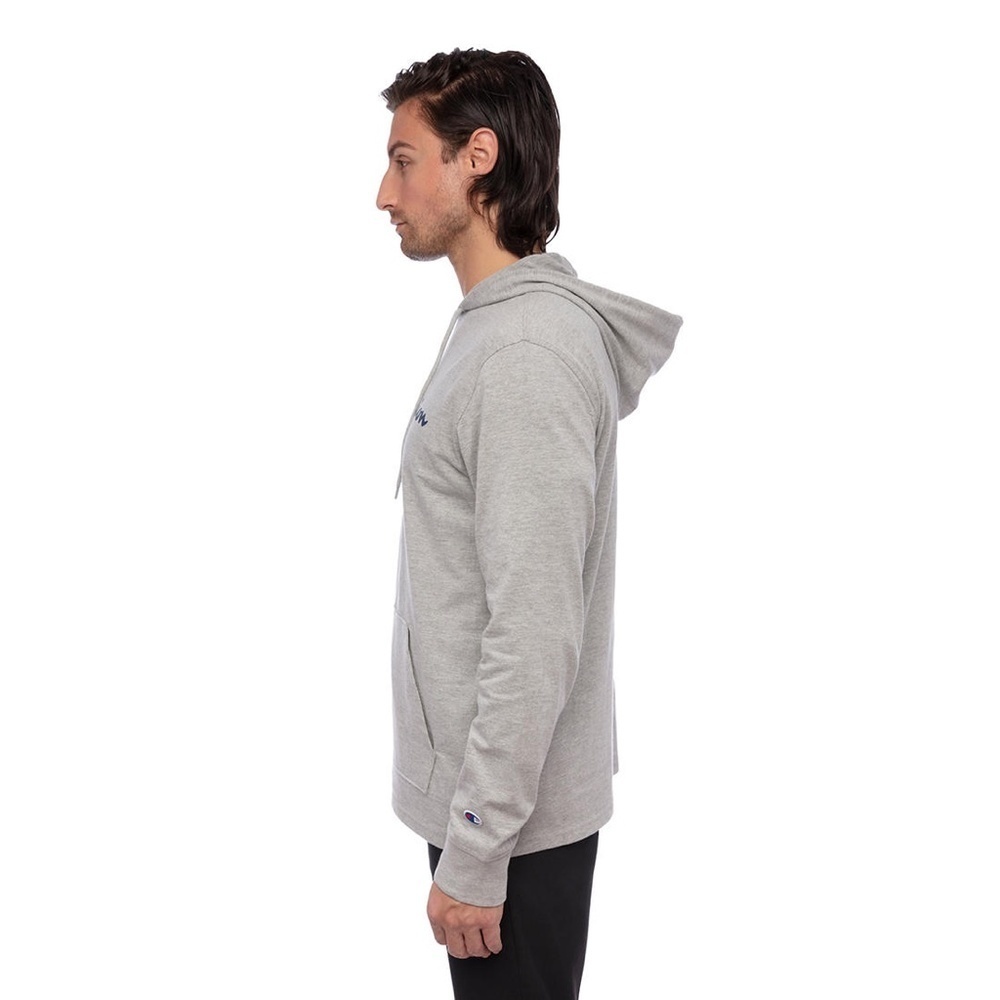 New Champion Men's Gray Long Sleeve Hoodie - Picture 4 of 13